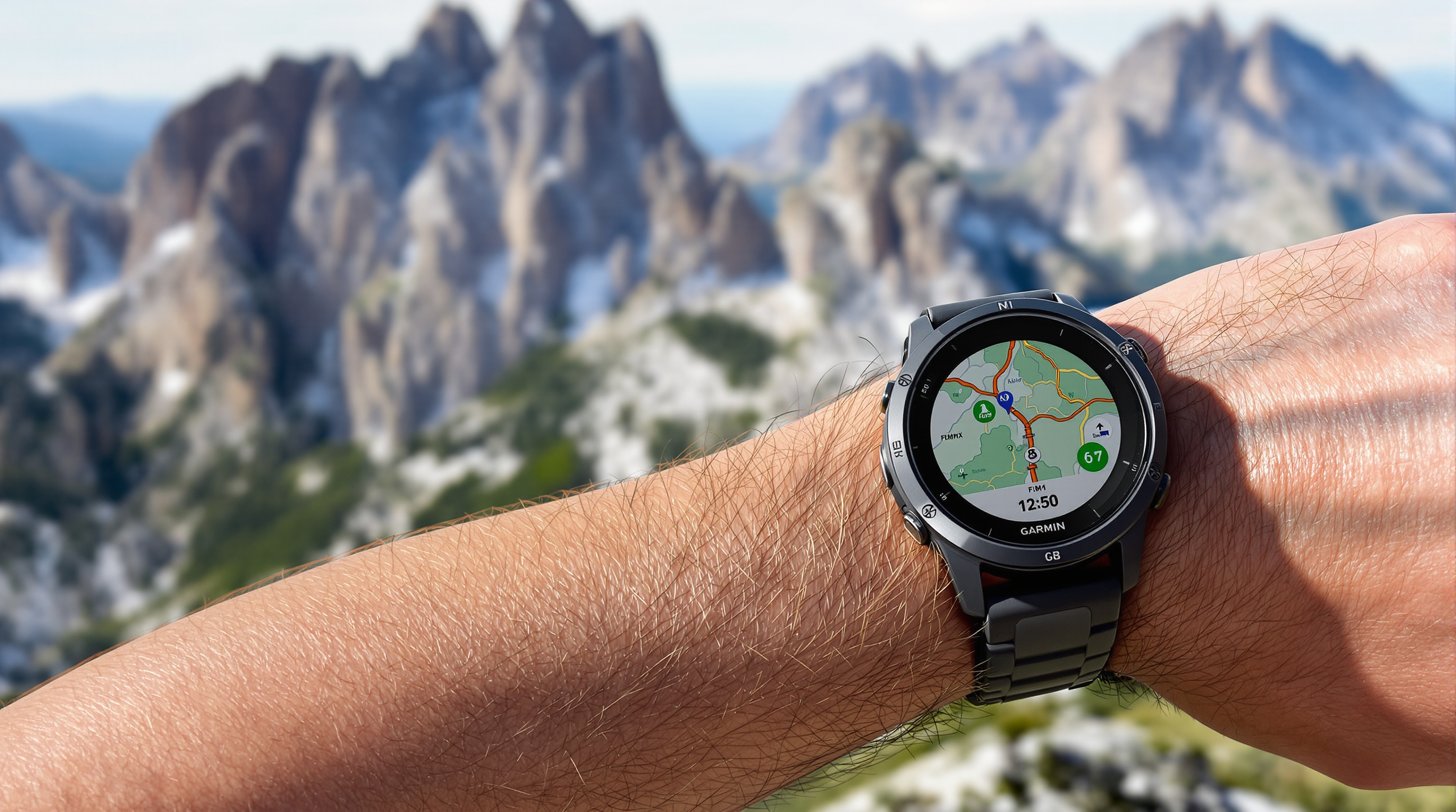 Garmin Fenix 8 outdoor montagne navigation